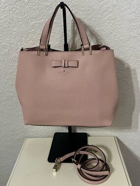 Kate Spade Blush Pink Handbag with Removable Strap